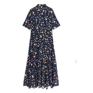 ISO Arket F. Ducharne Floral Crepe Dress